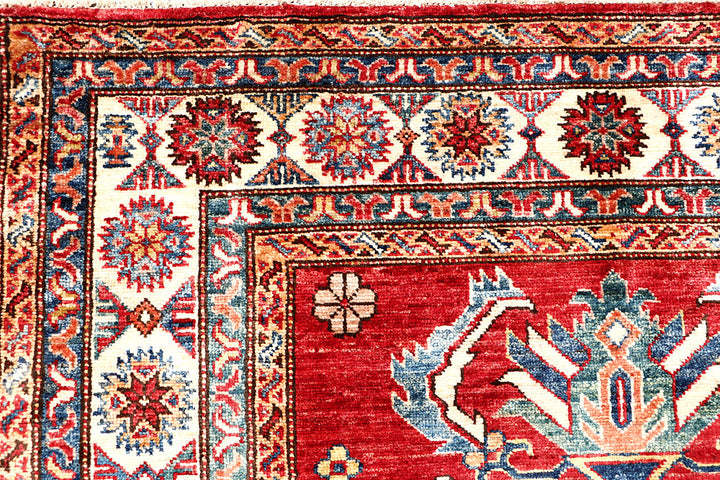 Firebrick Kazak 4' 2 x 6' 1 - No. 63563 - ALRUG Rug Store