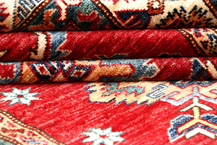 Firebrick Kazak 4' 2 x 6' 1 - No. 63563 - ALRUG Rug Store