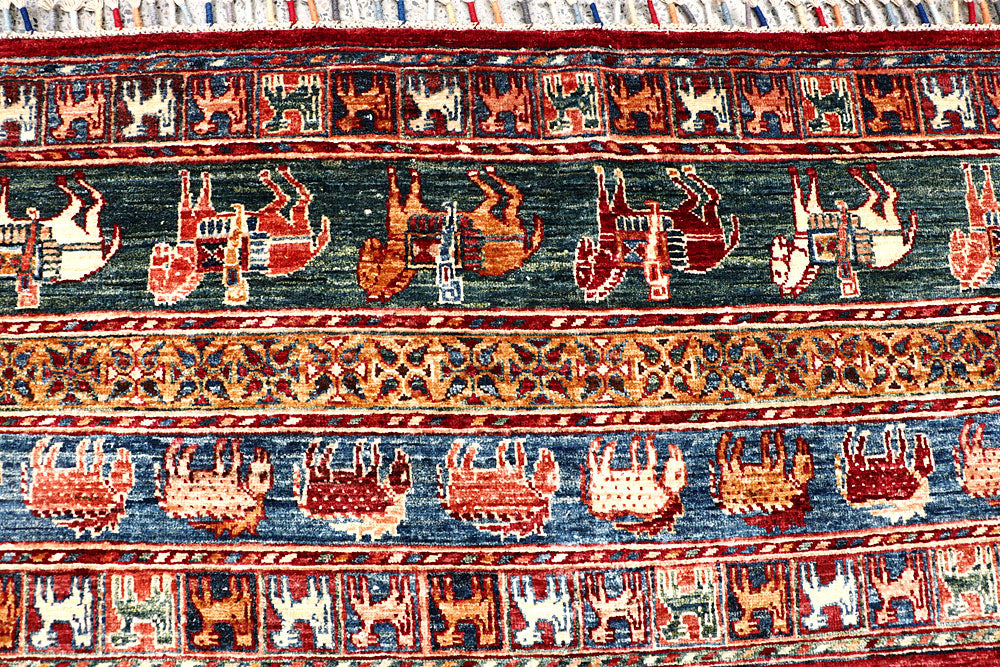 Spring Green Kazak 7' 10 x 11' 2 - No. 63565 - ALRUG Rug Store