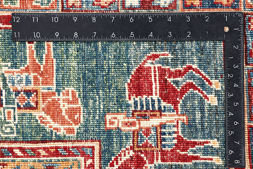 Spring Green Kazak 7' 10 x 11' 2 - No. 63565 - ALRUG Rug Store