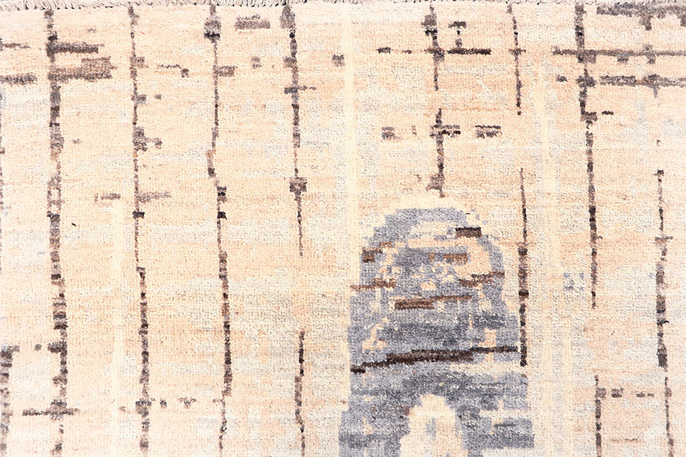 Cornsilk Gabbeh 9' x 12' 1 - No. 63566 - ALRUG Rug Store