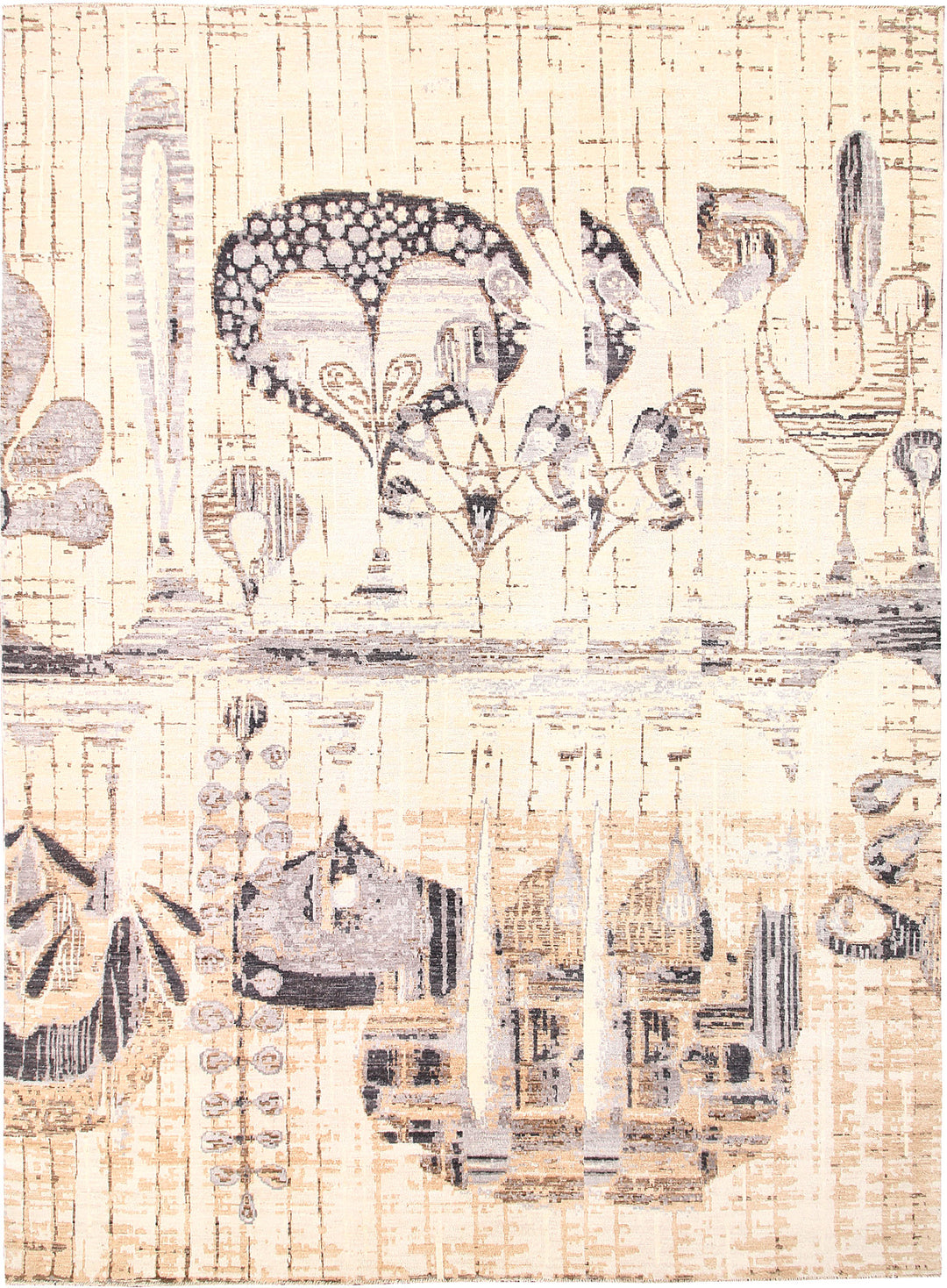 Cornsilk Gabbeh 9' x 12' 1 - No. 63566 - ALRUG Rug Store