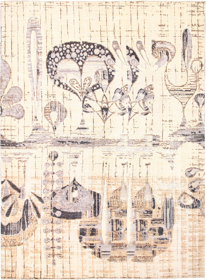 Cornsilk Gabbeh 9' x 12' 1 - No. 63566 - ALRUG Rug Store