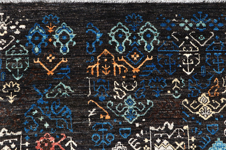 Multi Colored Gabbeh 9' x 12' 1 - No. 63568 - ALRUG Rug Store