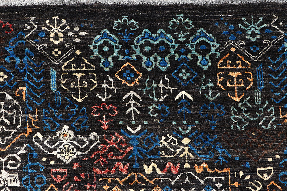 Multi Colored Gabbeh 9' x 12' 1 - No. 63568 - ALRUG Rug Store