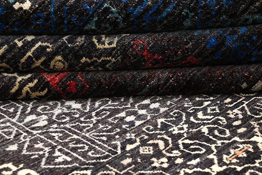 Multi Colored Gabbeh 9' x 12' 1 - No. 63568 - ALRUG Rug Store