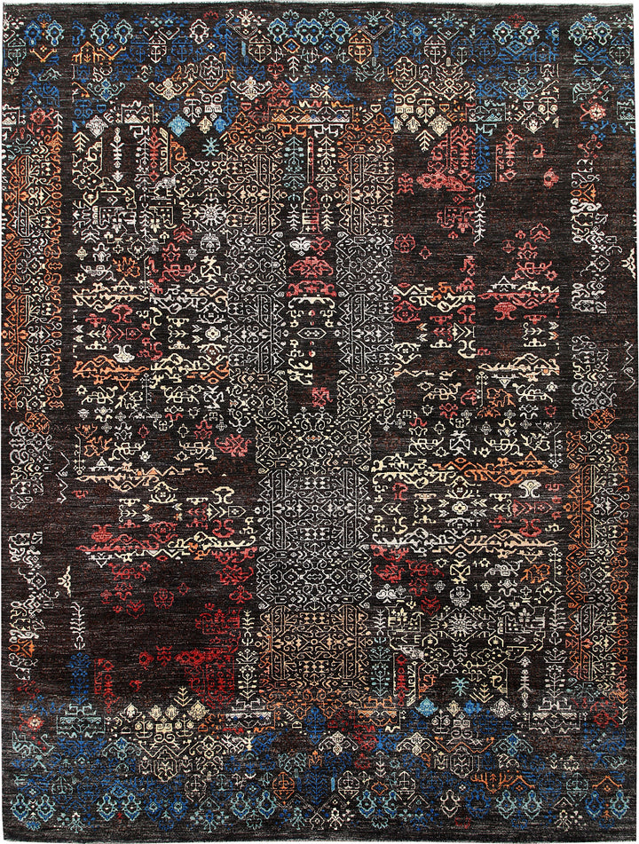 Multi Colored Gabbeh 9' x 12' 1 - No. 63568 - ALRUG Rug Store