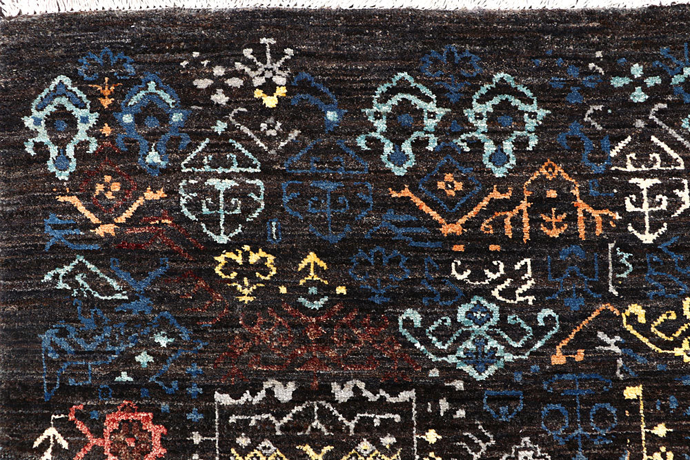 Multi Colored Gabbeh 9' x 12' 2 - No. 63572 - ALRUG Rug Store