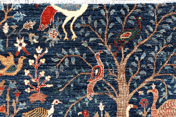 Dark Blue Gabbeh 8' 10 x 11' 10 - No. 63573 - ALRUG Rug Store