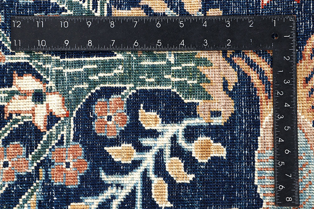 Dark Blue Gabbeh 8' 10 x 11' 10 - No. 63573 - ALRUG Rug Store