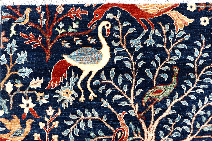 Dark Blue Gabbeh 8' 8 x 11' 11 - No. 63575 - ALRUG Rug Store