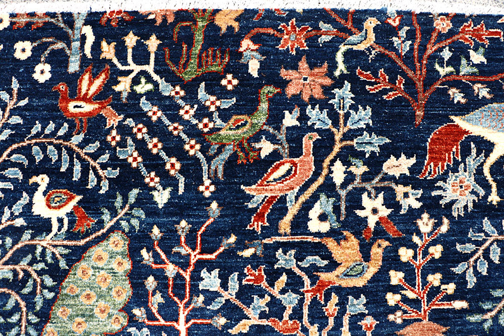 Dark Blue Gabbeh 8' 8 x 11' 11 - No. 63575 - ALRUG Rug Store