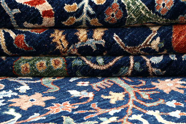 Dark Blue Gabbeh 8' 8 x 11' 11 - No. 63575 - ALRUG Rug Store