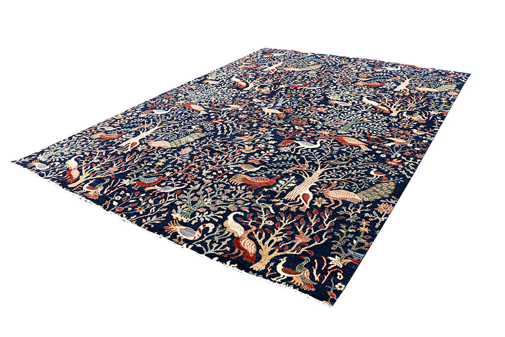 Dark Blue Gabbeh 8' 8 x 11' 11 - No. 63575 - ALRUG Rug Store