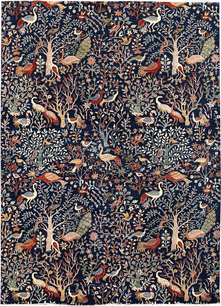 Dark Blue Gabbeh 8' 8 x 11' 11 - No. 63575 - ALRUG Rug Store