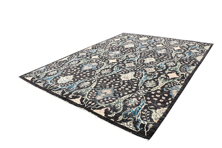 Grey Gabbeh 8' 11 x 12' - No. 63578 - ALRUG Rug Store