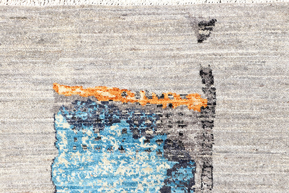 Cornsilk Gabbeh 9' 1 x 12' - No. 63580 - ALRUG Rug Store