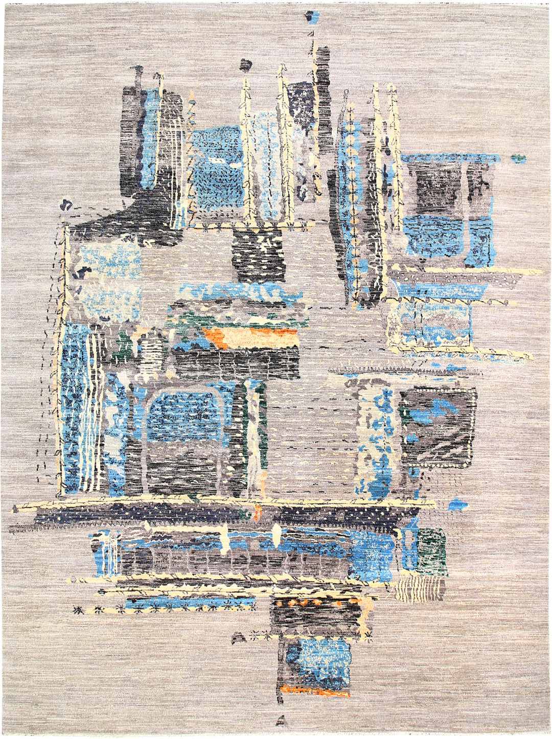 Cornsilk Gabbeh 9' 1 x 12' - No. 63580 - ALRUG Rug Store