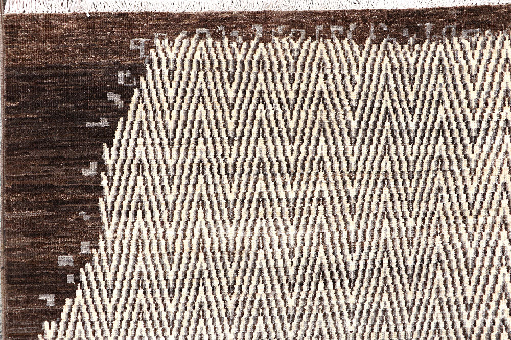 Saddle Brown Gabbeh 8' 10 x 11' 10 - No. 63581 - ALRUG Rug Store