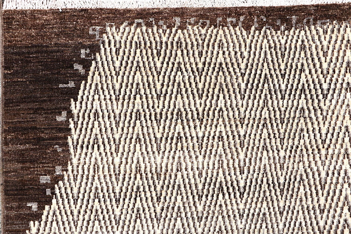 Saddle Brown Gabbeh 8' 10 x 11' 10 - No. 63581 - ALRUG Rug Store