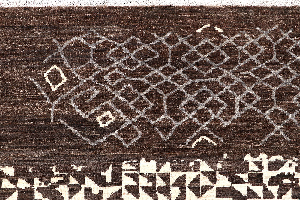 Saddle Brown Gabbeh 8' 10 x 11' 10 - No. 63581 - ALRUG Rug Store