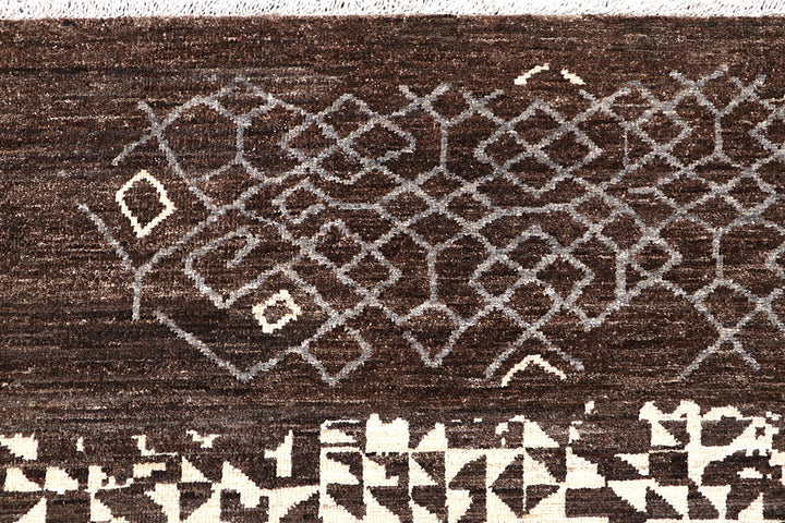 Saddle Brown Gabbeh 8' 10 x 11' 10 - No. 63581 - ALRUG Rug Store