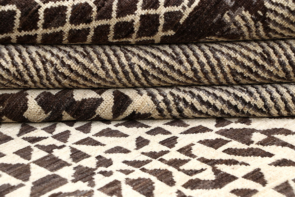 Saddle Brown Gabbeh 8' 10 x 11' 10 - No. 63581 - ALRUG Rug Store