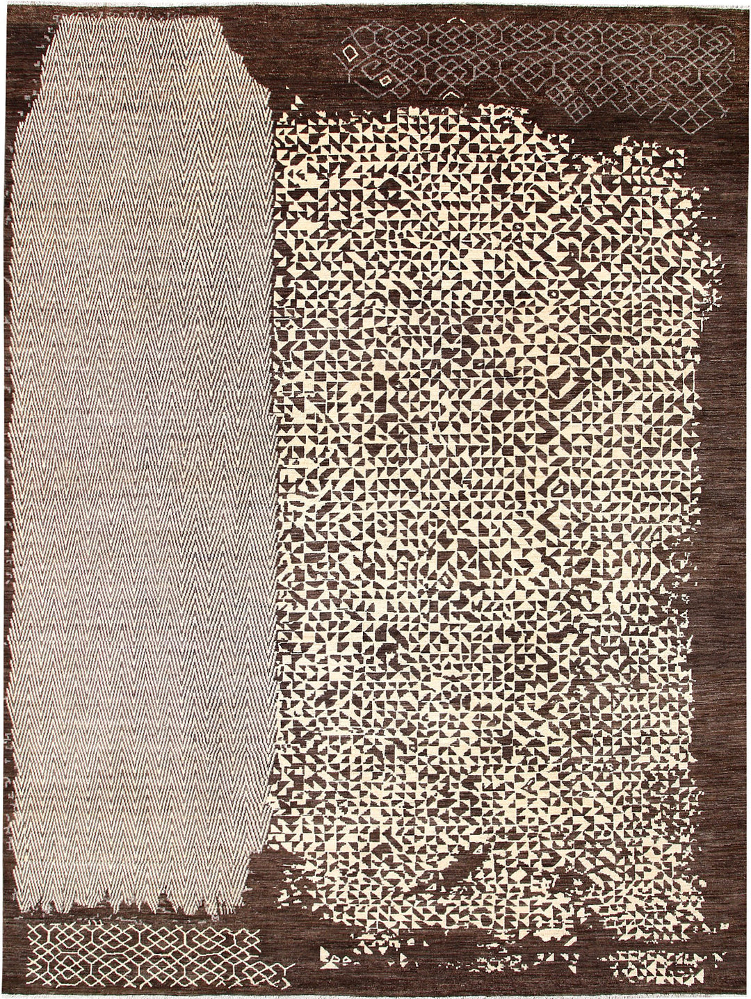 Saddle Brown Gabbeh 8' 10 x 11' 10 - No. 63581 - ALRUG Rug Store