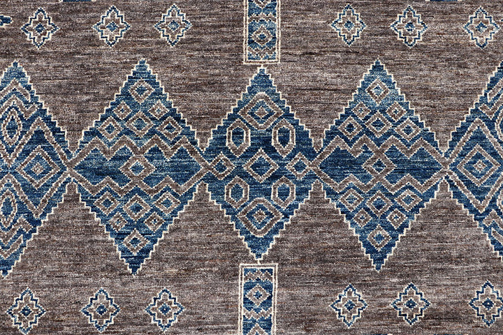 Dark Grey Gabbeh 7' 10 x 9' 8 - No. 63582 - ALRUG Rug Store