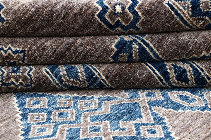 Dark Grey Gabbeh 7' 10 x 9' 8 - No. 63582 - ALRUG Rug Store