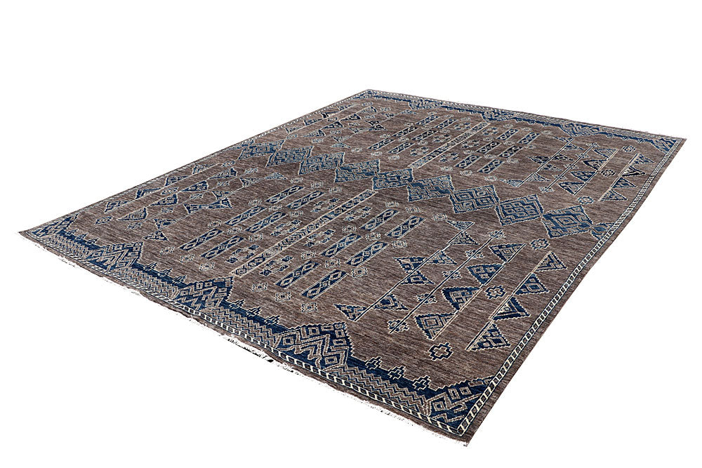 Dark Grey Gabbeh 7' 10 x 9' 8 - No. 63582 - ALRUG Rug Store