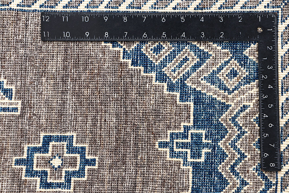 Dark Grey Gabbeh 7' 10 x 9' 8 - No. 63582 - ALRUG Rug Store