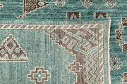 Dark Sea Green Gabbeh 8' 2 x 9' 10 - No. 63583 - ALRUG Rug Store