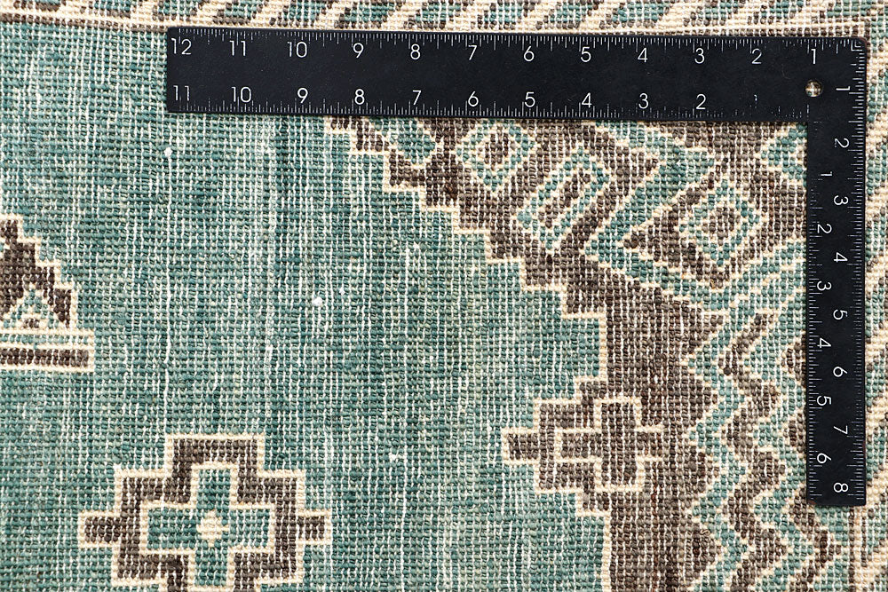Dark Sea Green Gabbeh 8' 2 x 9' 10 - No. 63583 - ALRUG Rug Store
