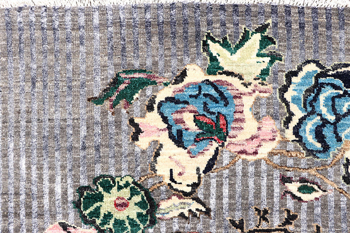 Dark Grey Gabbeh 8' 11 x 12' 1 - No. 63585 - ALRUG Rug Store