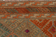 Multi Colored Mashwani 2'  5" x 12' " - No. QA59330