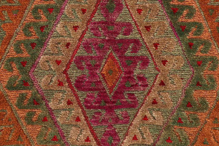Multi Colored Mashwani 2' 9 x 12' 11 - No. 63588 - ALRUG Rug Store