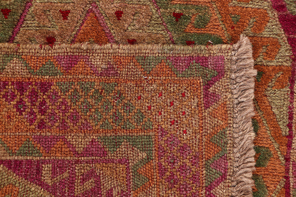 Multi Colored Mashwani 2' 9 x 12' 11 - No. 63588 - ALRUG Rug Store