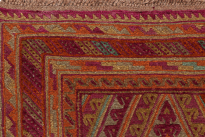 Multi Colored Mashwani 2' 9 x 12' 10 - No. 63589 - ALRUG Rug Store
