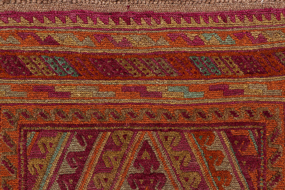 Multi Colored Mashwani 2' 9 x 12' 10 - No. 63589 - ALRUG Rug Store