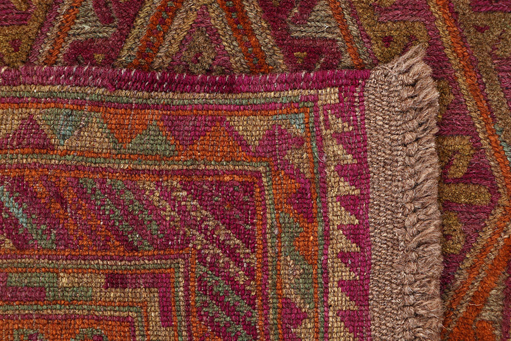 Multi Colored Mashwani 2' 9 x 12' 10 - No. 63589 - ALRUG Rug Store