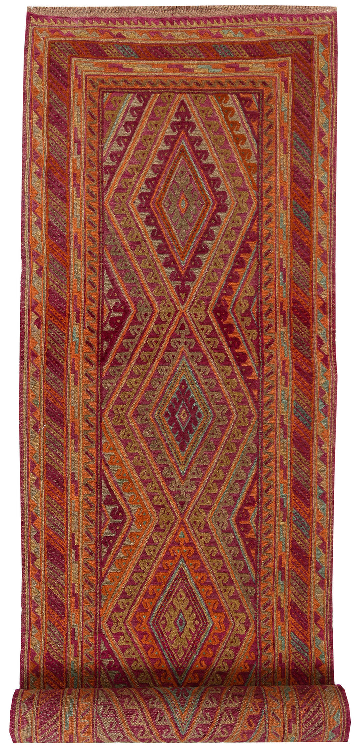 Multi Colored Mashwani 2' 9 x 12' 10 - No. 63589 - ALRUG Rug Store