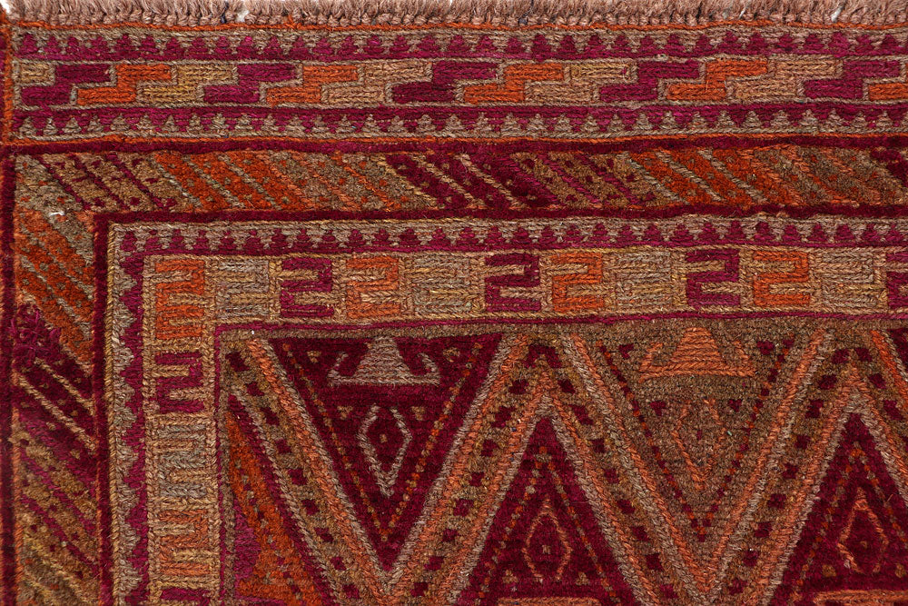 Multi Colored Mashwani 2' 8 x 12' 7 - No. 63590 - ALRUG Rug Store
