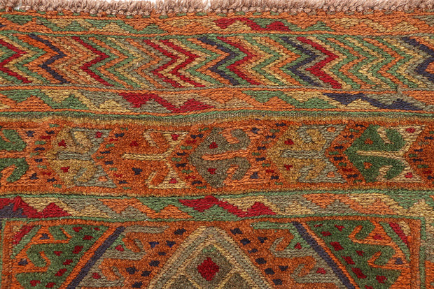 Multi Colored Mashwani 2' 9 x 12' 7 - No. 63591 - ALRUG Rug Store