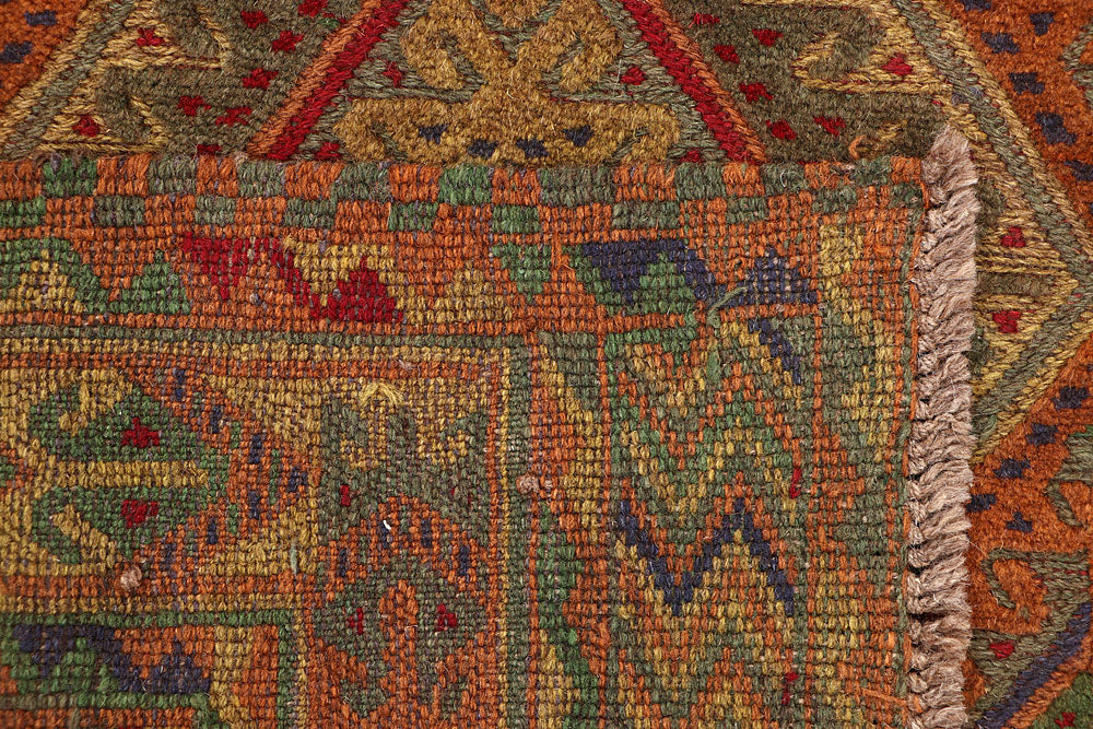 Multi Colored Mashwani 2' 9 x 12' 7 - No. 63591 - ALRUG Rug Store