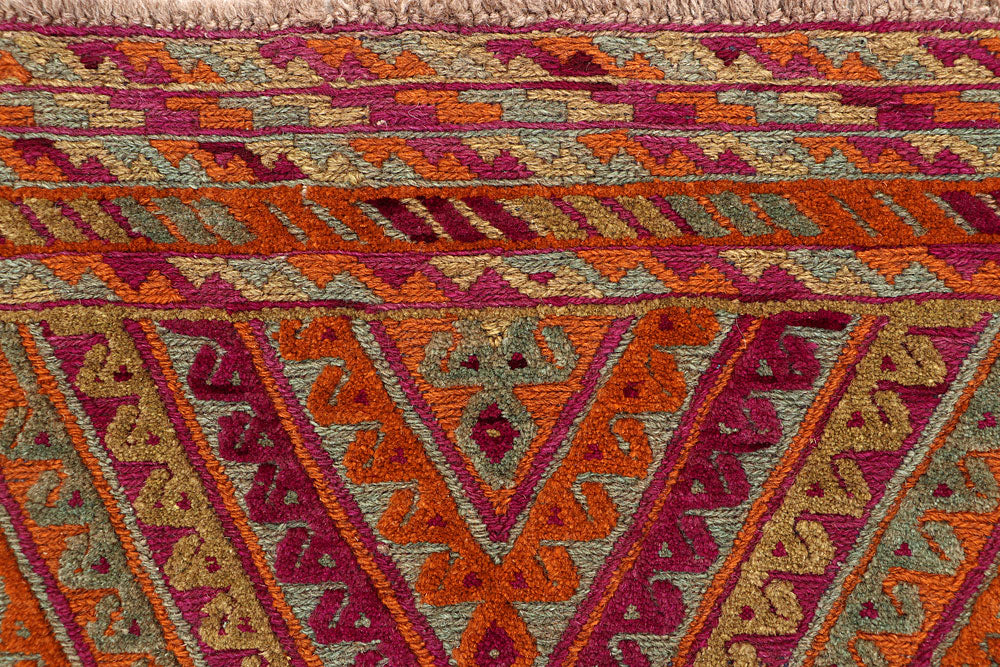 Multi Colored Mashwani 2' 9 x 12' 6 - No. 63594 - ALRUG Rug Store