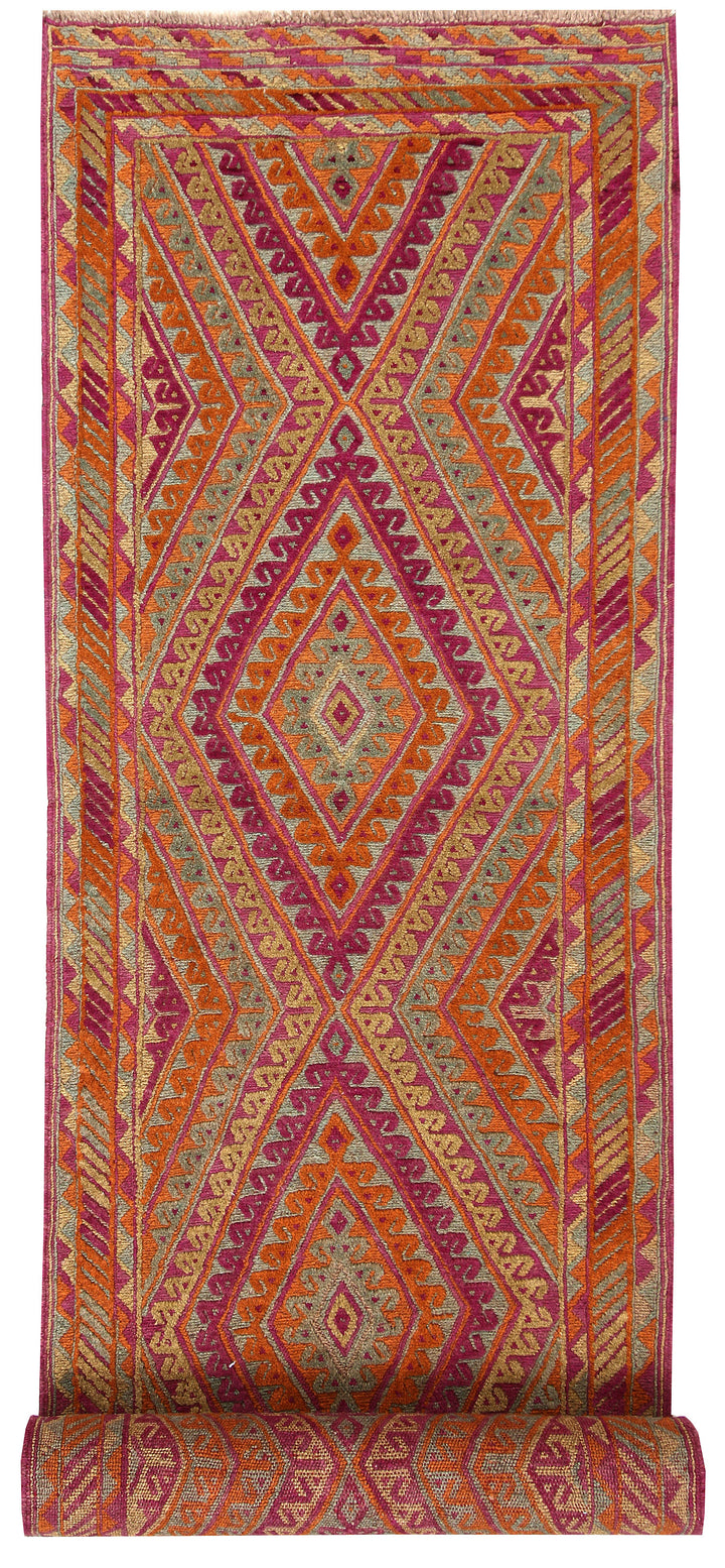 Multi Colored Mashwani 2' 9 x 12' 6 - No. 63594 - ALRUG Rug Store
