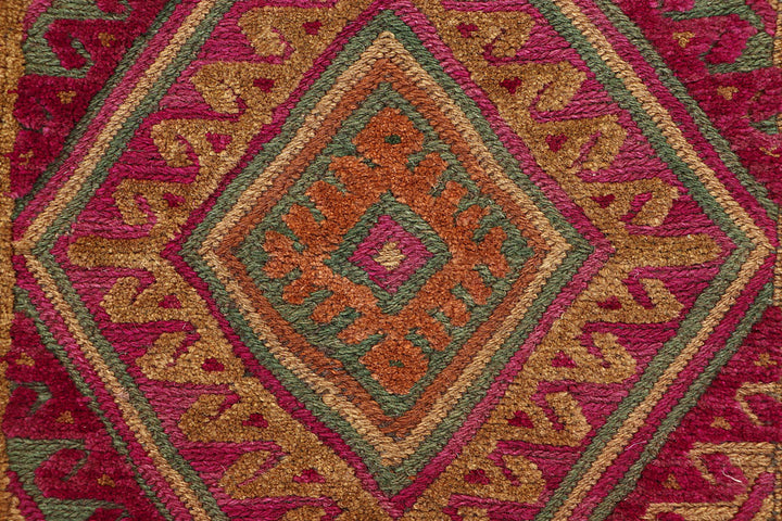 Multi Colored Mashwani 2' 7 x 12' 10 - No. 63595 - ALRUG Rug Store