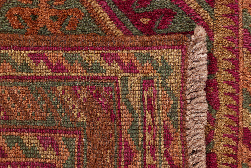 Multi Colored Mashwani 2' 7 x 12' 10 - No. 63595 - ALRUG Rug Store