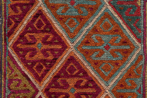 Multi Colored Mashwani 2' 5 x 12' - No. 63596 - ALRUG Rug Store